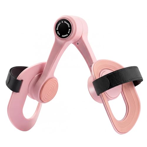 Pelvic Floor Exerciser for Women, Inner Thigh & Glute Trainer, Adjustable Resistance, Quiet Auto-Return, Portable Hip Trainer for Leg/Butt/Arm Workouts at Home or Office