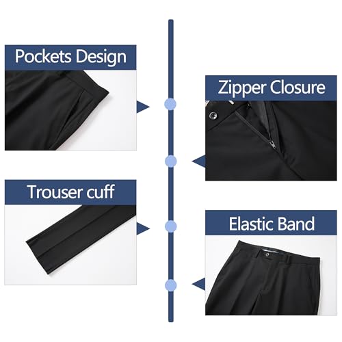 Mens Tuxedo 4 Pieces Slim Fit Suit Blazer Peaked Lapel Printed Vest Pants Bow Tie Wedding Prom Banquet Performance4