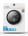 Midea – Midea Waschmaschine 9 kg Energieklasse A 1400 U/min Weiß MF1
