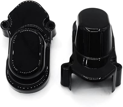 Fits For Harley Sportster 1200 883 Iron 883 1200 2005-2014 Custom XL1200C XL883L Motorcycle Accessories Rear Axle Cover Nut Bolt Caps Kit (Black)