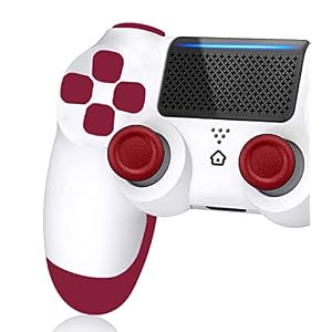 Wireless Controller für PS4, Game Controller Joystick mit Dual Vibration/6-Achsen Gyro Sensor/Audio Funktion, für PS4/Pro/Slim/PC