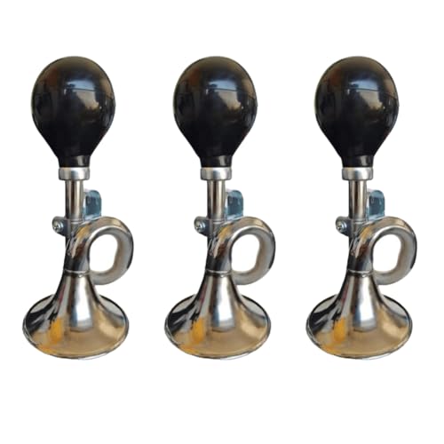 Bloepum Bicycle Snail Air Horn, Loud Sound, Elbow Retro Horn, Mountain Bike Riding Bicycle Accessories