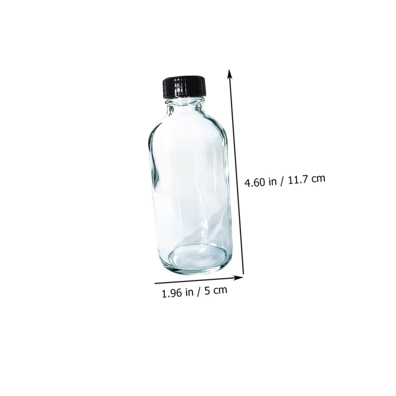 Flaconi Reagenti in Vetro 120ml 12 Pezzi per Campionamento | Bottiglie Vetro per Scuola e Ospedale, Flaconi a Collo Stretto, Formato da 120ml