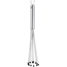 WMF Profi Plus Silikon Toplu &Ccedil;ırpıcı, 27 cm, Cromargan&reg; Y&uuml;ksek Kaliteli Yarı Mat Paslanmaz &Ccedil;elik, 200&deg;C'ye Kadar Isıya Dayanıklı Silikon, Askı Halkalı, Bulaşık Makinesinde Yıkanabilir