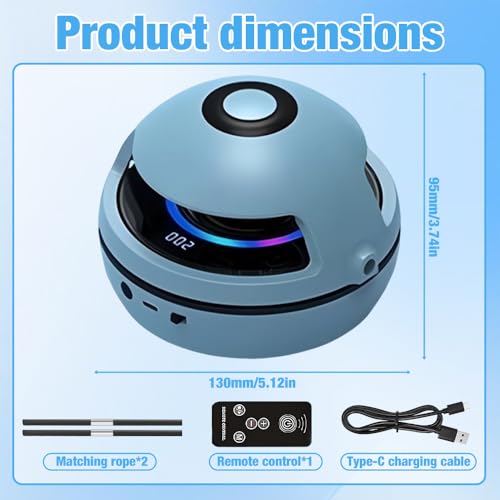Smart Jump Rope Machine électronique avec télécommande et musique Bluetooth - 7