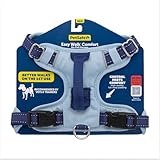 PetSafe Easy Walk Comfort No-Pull Dog Harness - Better Walk Training Harness - Full Body Padded Design - Durable Fabric - 5 Point Adjustable Fit - Everyday Leash Training - Blue - Small/Medium