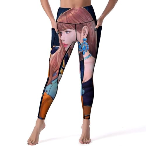 Legging de sport femmes gainant taille haute pour fitness galbant