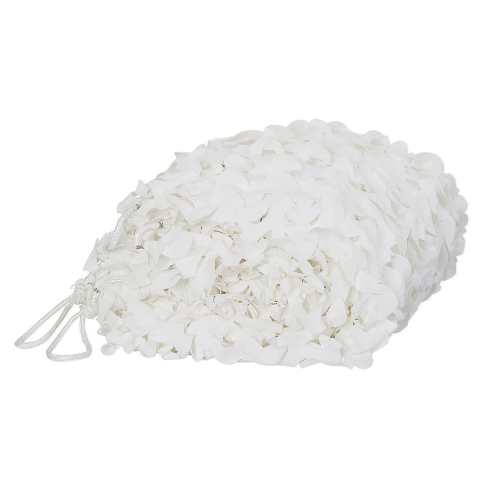 Red de camuflaje 150D, tamaño a elegir entre 2 x 3 m, 3 x 4 m y 3 x 5 m, blanco, 5x5M(16.4x16.4ft)