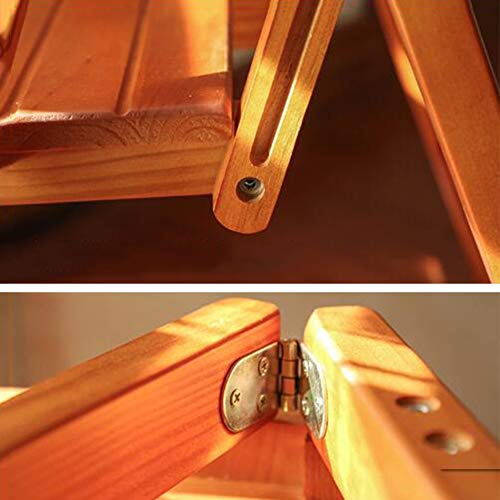 Taburetes escaleras madera plegables de dos peldaños para optimizar espacio 5