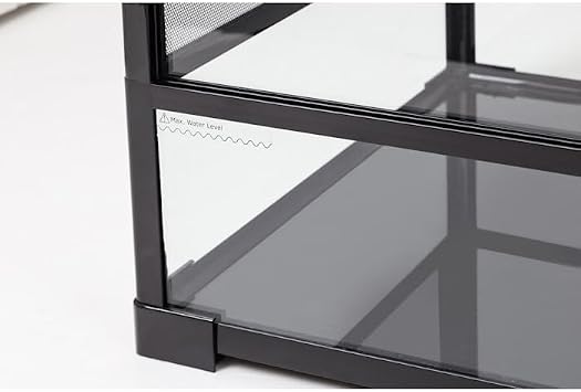 T-Rex Double Sliding Door Glass Terrarium, 48 L X 18 W X 24 H