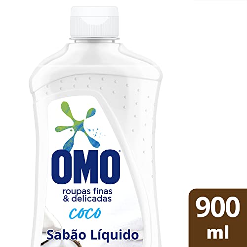 OMO Roupas Finas E Delicadas - Sabão Líquido Coco 900Ml