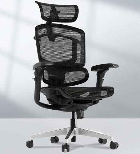 Best Ergonomic Chair under $1000 for Ultimate Comfort and Support 6 FLEXISPOT ErgoX-PRO Ergonomic Office Chair Black – AeroWeave 5.0 Mesh Seat, 5D Lumbar, 7D Armrests, 4D Headrest, 551LBS Capacity – Office, Gaming, Home