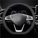 Auto-Lenkradbezug Auto Leder Lenkrad Abdeckung Für Benz GLE S GLE GLS G GL CL ML R SL GLK 400 450 500 350 320 580 38cm Zubehör(Type C)