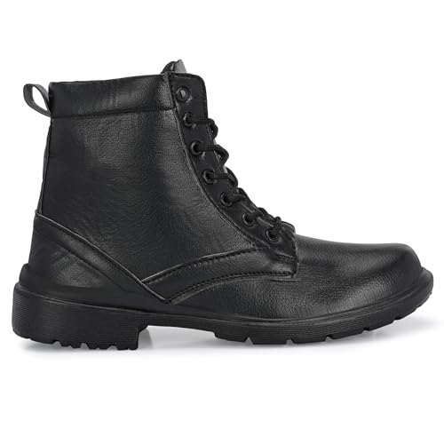 Image of Shoe Island Leatherette Tan Brown Edition Zipper Heavy Duty High Ankle Length Long Boots for Men (HB9711)
