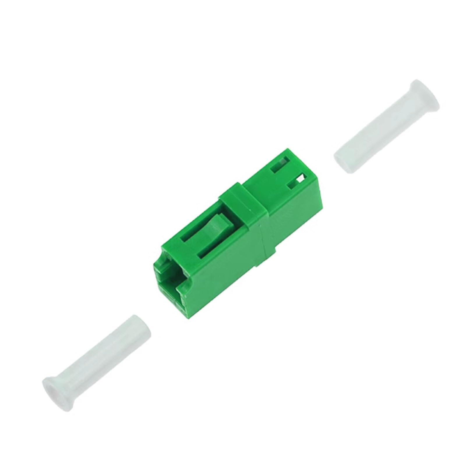 Adattatore/Accoppiatore per Fibra Ottica LC/APC Monomodale Simplex, Confezione da 4