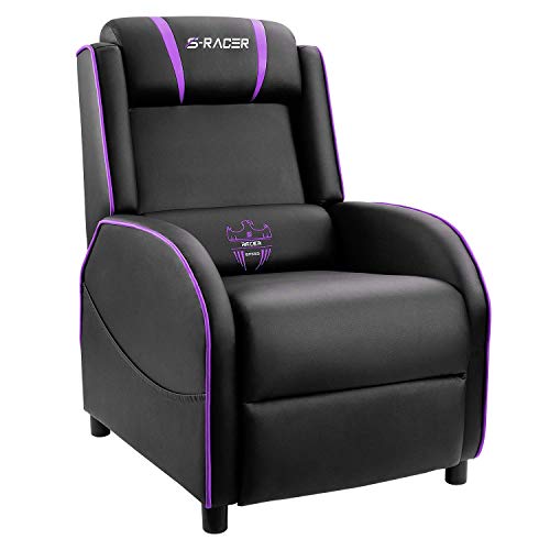 Homall Massage Gaming Recliner Chair, Racing Style Gaming Sofa, PU Leather Home Theater Seat, Living...