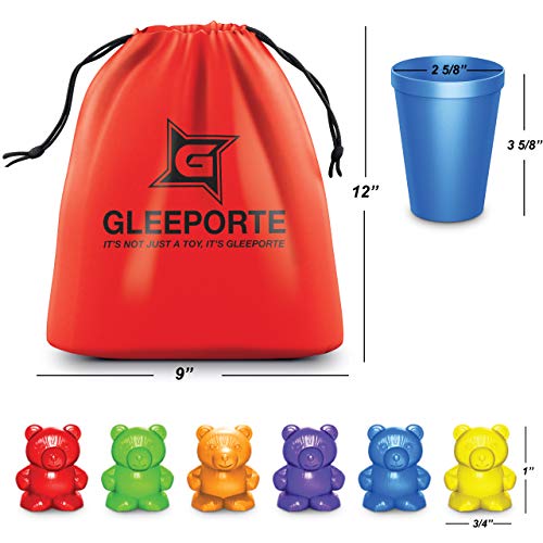 Rainbow Counting Bears With Matching Sorting Cups (67 Pcs Set) + Free Storage Bag | Stem Educational Gift For Toddler | Montessori Sorting And Counting Toy | Pre-School Color Learning Toy For Children #TOP5