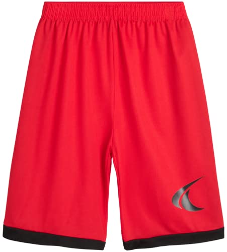 Tko Boys' 6-Pack Mesh Active Athletic Performance Dry Fit Basketball Shorts (8-16), Size 10-12, Geometric Assortment #TOP5
