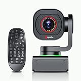 Angetube TrackCam, 4K Webcam for PC, AI Tracking PTZ Streaming Web Camera with Remote, USB 3.0, Gesture Control, HDR, Microphones, TOF Autofocus 1080P 60FPS for Desktop Computer/Laptop/Video Call