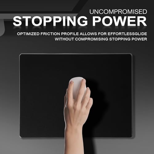 SCRTJSER Ultra-Thin Glass Gaming Mousepad