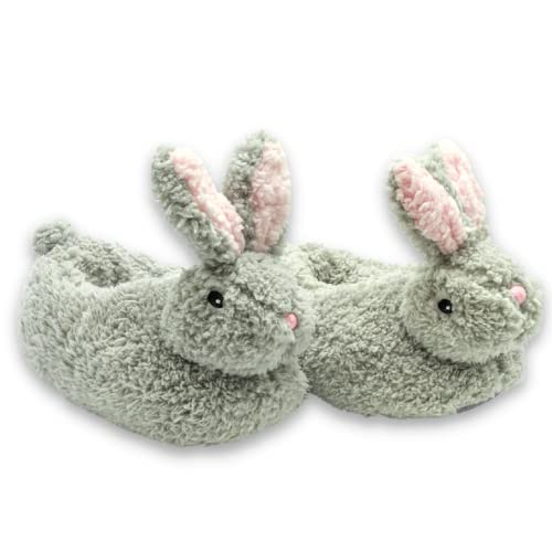Bright Line Eating Bunny Slippers Women's House Shoes
