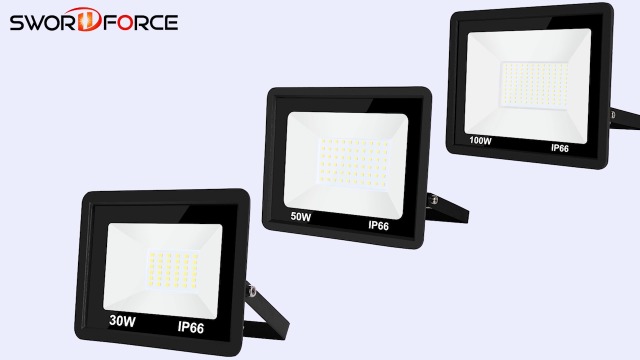 LED Spotlight Outdoor 100W,Superright 10000LM LED Flood Light