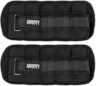 Gravity Fitness Adjustable Ankle/Wrist Weights set of 2 2-5kg