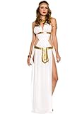 White Sexy Goddess Costume - Small/Medium - Dress Size 2-8