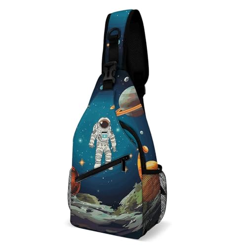 Bolso tipo sling Outer Space para ciclismo y senderismo