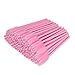 G2PLUS 100 PCS Disposable Eyelash Brushes Mascara Wands Makeup Brush Kit Cosmetic Applicators (Light Pink)