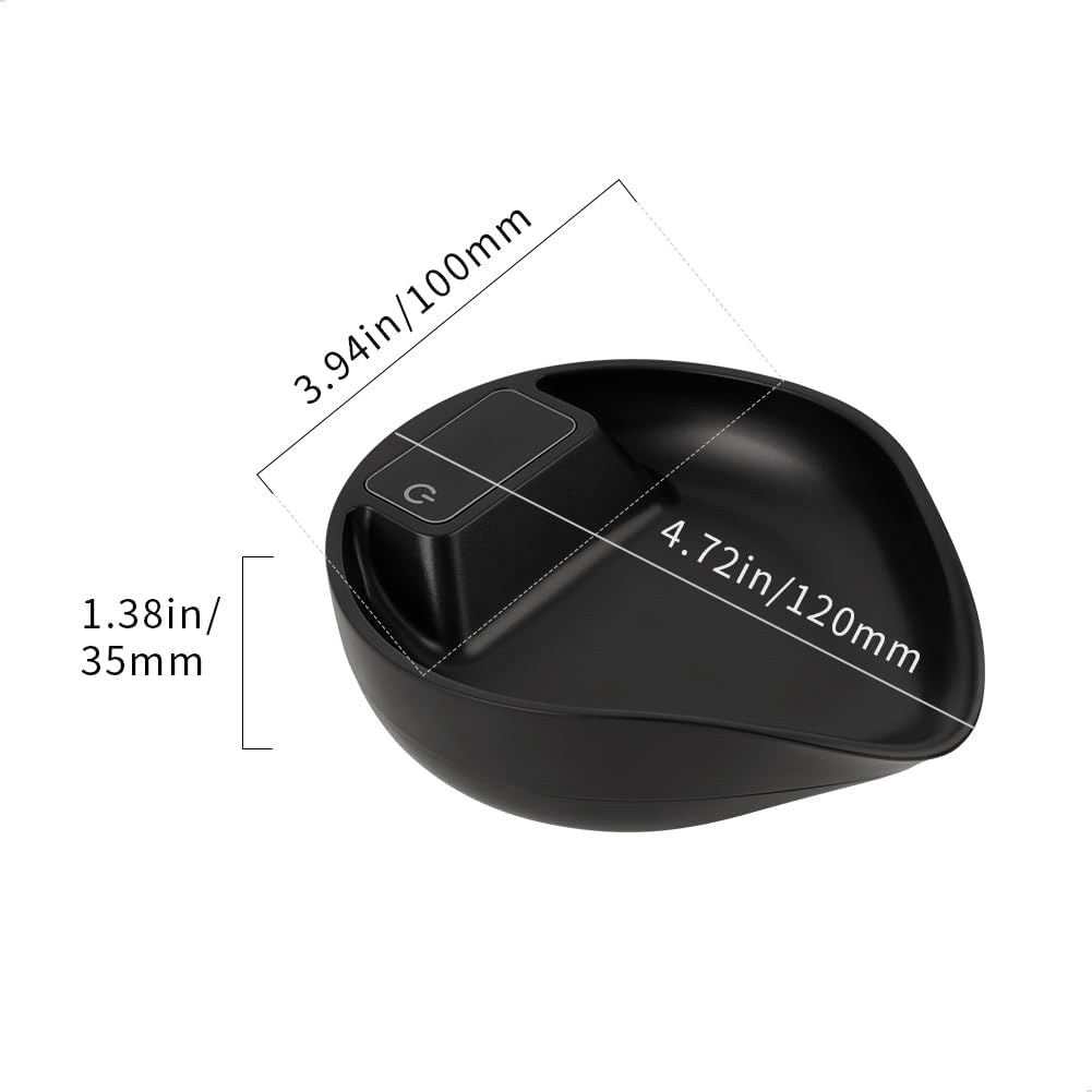 watchget Taza dosificadora de granos de café, báscula electrónica y bandeja dosificadora de granos de café, báscula de espresso para peso y dosis de granos, báscula digital de precisión de 0,3 a 1000
