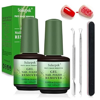 Sularpek Magic Remover Set, 2 Pcs Removedor Esmalte Permanente, Quita Esmalte Semipermanentes Para Uñas, con Lima de Uñas y Rascador de Esmalt, Elimina Fácil y Rápidamente el Esmalte | Ya disponible en tu tienda friki favorita! En mundofriki.es! Sularpek Magic Remover Set, 2 Pcs Removedor Esmalte Permanente, Quita Esmalte Semipermanentes Para Uñas, con Lima de Uñas y Rascador de Esmalt, Elimina Fácil y Rápidamente el Esmalte | Ya disponible en tu tienda friki favorita! En mundofriki.es!
