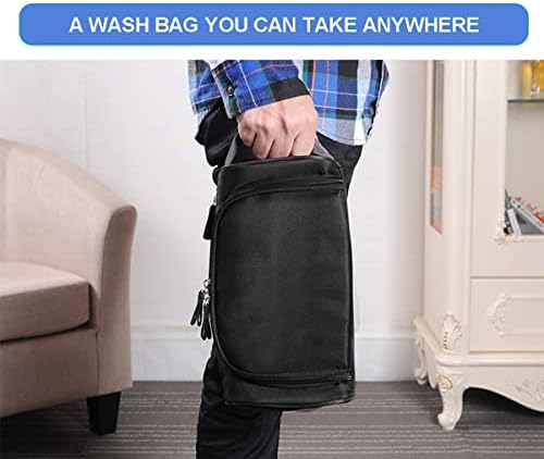 Wash Bag Mens,AOBETAK Large Hanging Waterproof Toiletry Bag with Mesh and Zip Compartment,Overnight Gym Shaving Travel toiletries Set kit for Men Women Ladies Gents Girls