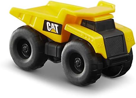 CAT Construction Toys, Little Machines 5-Pack - Mini Push-Powered 3” Yellow Construction Vehicle Toys with Articulated Parts, for Kids and Toddlers Ages 3+ - View 7