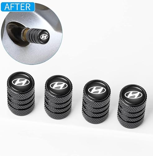 Image of CONTACTS 4pcs Suitable for Hyundai Stem Cap Universal Car Tire Valve Stem Caps Air Cover Car Accessories