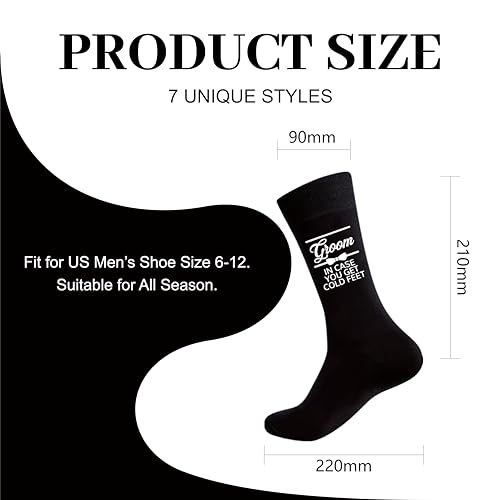 Groomsmen Socks, Groomsmen Proposal Gifts For Groom Squad, Team Groom, Wedding Novelty Funny Socks Best Men2