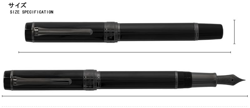 セーラー 万年筆 Cylint 21K Amazon | セーラー万年筆 SAILOR 万年筆 CYLINTシリント第一弾 黒金