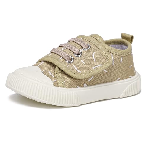 Toddler Boys and Girls Sneakers for Baby Kids Canvas Shoes Lightweight Slip on Walking Shoes2