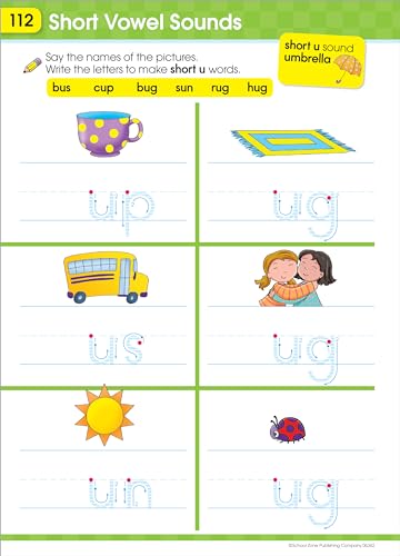 School Zone 06362 Get Ready For Kindergarten Workbook thumb #4