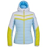 Spyder W Ethos Insulator Jacket Colorblock-Blau, Damen Daunen Anoraks, Größe S - Farbe Frost