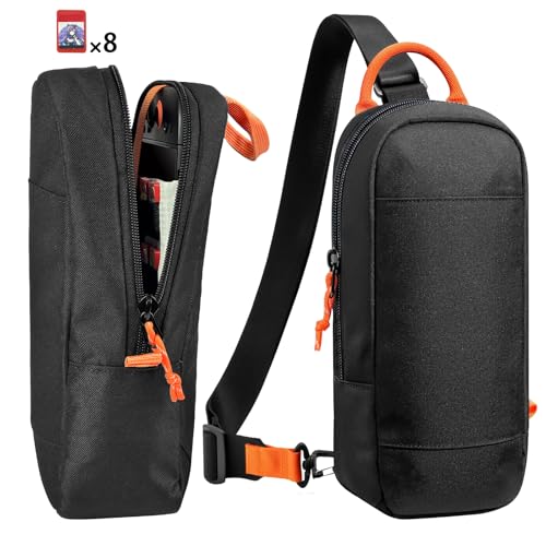 For Nintendo Switch2�i2025�N���f���j/Switch�^Lite�^OLED��p�V�����_�[�o�b�O �Q�[���J�[�h/�P�[�u��/�C���z���ȂǑS�����[�\ �Q�[���J�[�h8�����[ �A�N�Z�T���[�|�[�` ���s�ɂ͕K�{ �u