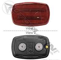 Algopix Similar Product 9 - WARNING LIGHT LED MAGNETIC AMBER (RED)
