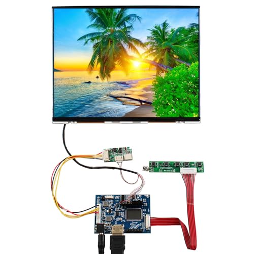 Image of VSDISPLAY 10.4 Inch 1024x768 LCD Screen LTD104EDZS with Driver Board | Aspect Ratio 4:3 Display Screen,Supports H /D Video Input