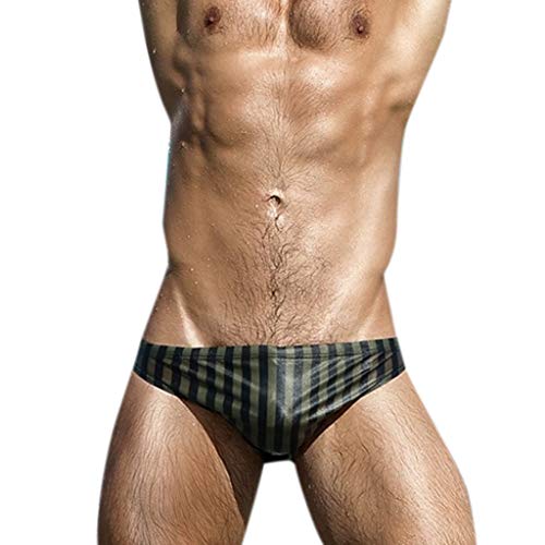 Preisvergleich Produktbild GKOKOD Mode Männer Atmungsaktiv Reisekoffer Hose Strand Streifen Laufen Schwimmen Unterwäsche Boxershorts Tanga Mann sunterhosen Herren regaine männer