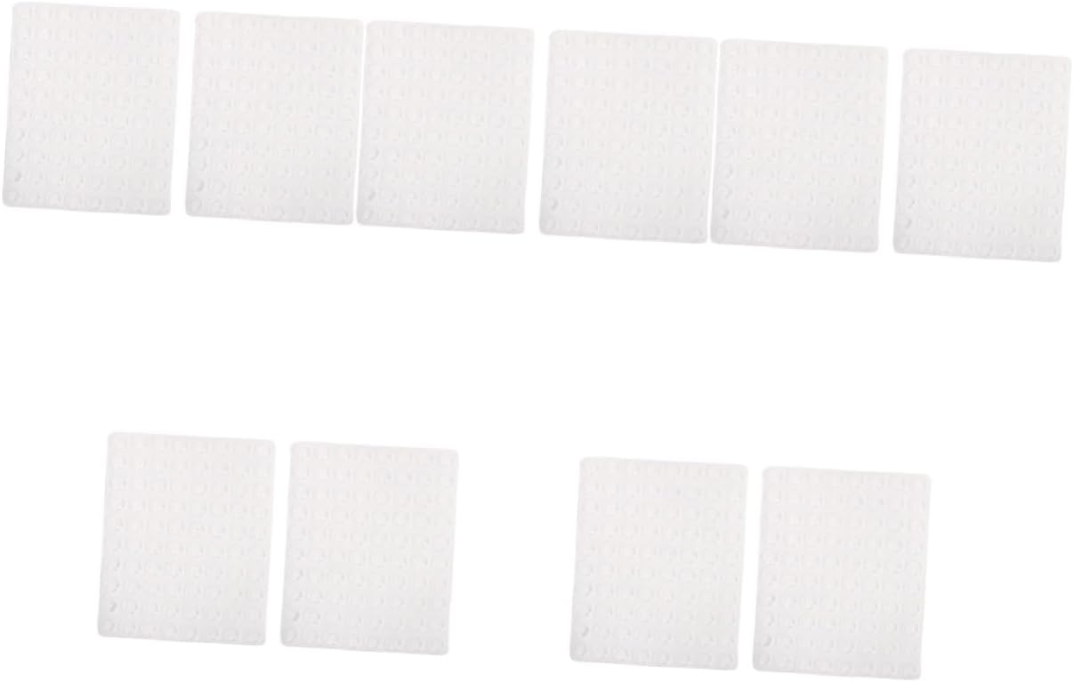 POPETPOP 10sheets Self-Adhesive Cabinet Door Bumpers Durable Noise-reducing Pads Each for Furniture Protection and Cushioning for Cabinet and Use
