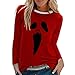 Produktbild Loveso Damen Tumblr Sweatshirt Pullover Funny - Druck Pullover Rundhals Langarm Oberteile Casual Lässig Pullover | Damen Festival Bekleidung