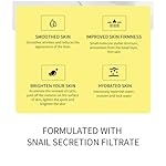 Snail Mucin 92% Moisturizer, Daily Repair Face Gel Cream for Dry Skin, Sensitive Skin, No Parabens, No Sulfates 1.76 oz - Image 5