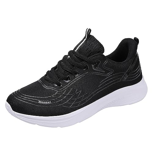 Chaussures de loisirs à lacets pour femme avec semelle souple confortable