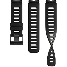 SUUNTO 22 DIV1 Silicone Strap All Black S+M, Unisex-Adult Watch, 22 mm