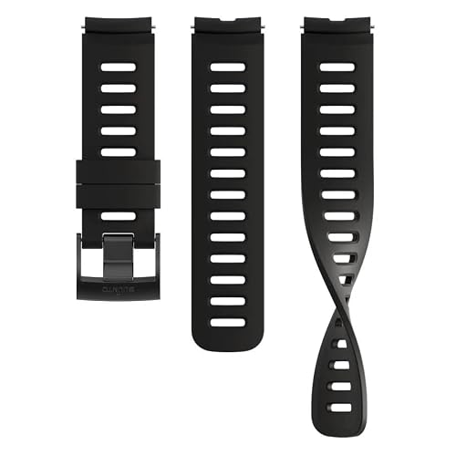 SUUNTO 22 DIV1 Silicone Strap All Black S+M, Unisex-Adult Watch, 22 mm